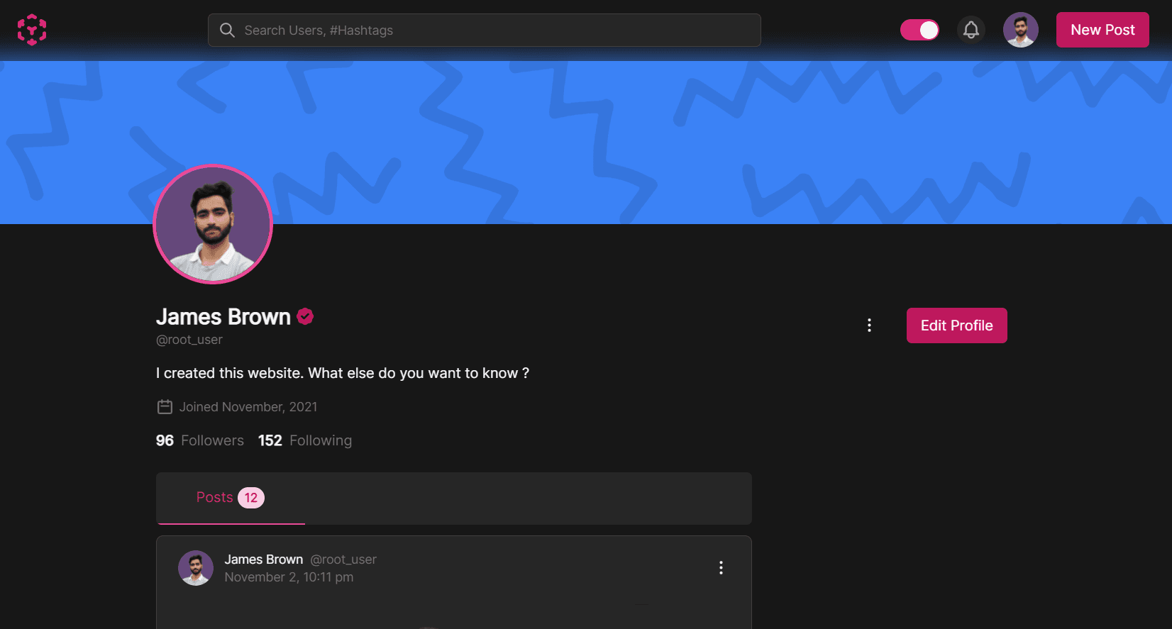 Website Mockup